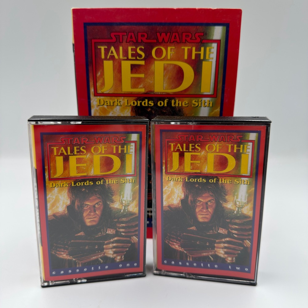 Star Wars Tales of the Jedi Dark Lords of the Sith Audio Tape Cassette Set 1995